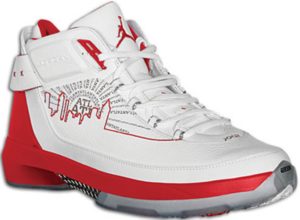 Jordan 22 OG Joe Johnson PE White/Metallic Silver-Varsity Red (317141-104)