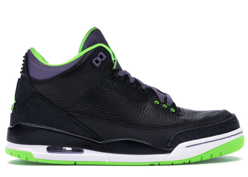Jordan 3 Retro Joker Black/Electric Green/Cayanne (136064-018)