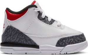 Jordan 3 Retro SE Fire Red Denim (TD) White/Fire Red-Black (DB0442-100)