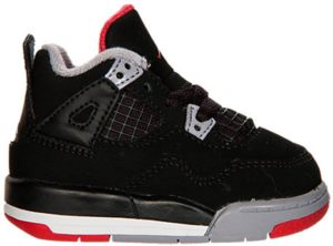 Jordan  4 Retro Black Cement 2012 (TD) Black/Cement Grey-Fire Red (308500-089)