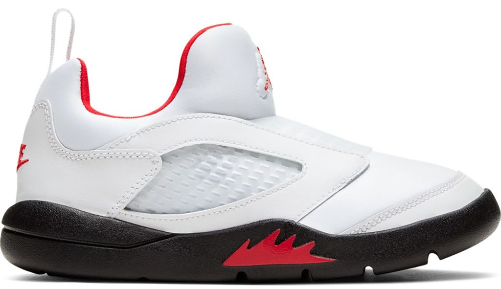 Jordan 5 Retro Little Flex White Black University Red (PS) White/Black-University Red (CK1227-100)