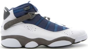 Jordan  6 Rings Flint White/French Blue-Flint Grey-University Blue (322992-141)