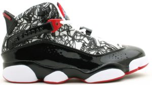 Jordan  6 Rings Laser Nelly White/Black-True Red-Light Graphite (331257-101)