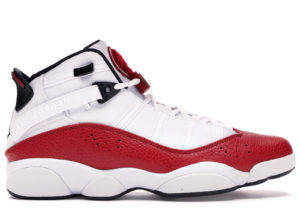 Jordan  6 Rings White University Red White/University Red-Black (322992-120)