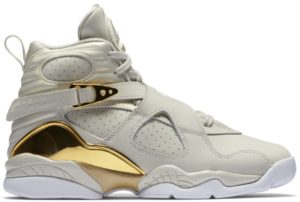 Jordan 8 Retro Champagne (GS) Light Bone/Metallic Gold-White (833378-030)