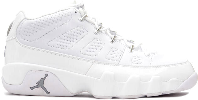 Jordan 9 Retro Low Chrome White/White/Chrome (303895-111)