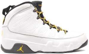 Jordan 9 Retro Quai 54 White/Varsity Maize-Black (302370-105)