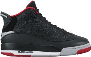 Jordan  Dub Zero Black Cement 2019 (GS) Black/Gym Red-Wolf Grey-White (311047-013)