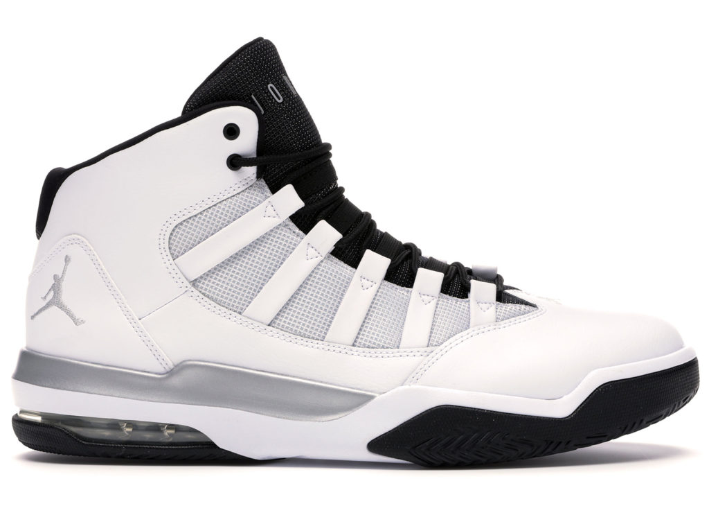 Jordan Max Aura White Metallic Silver Black White/Metallic Silver-Black (AQ9084-102)