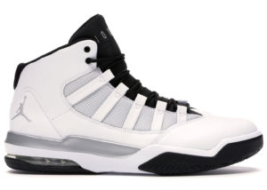 Jordan Max Aura White Metallic Silver Black White/Metallic Silver-Black (AQ9084-102)
