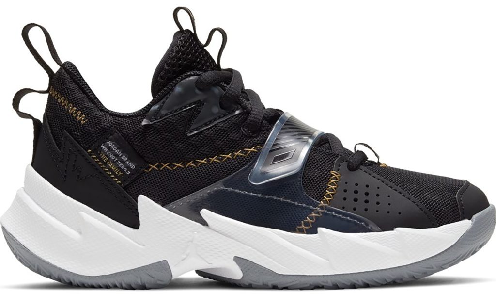 Jordan Why Not Zer0.3 The Family (PS) Black/Metallic Gold-White-Wolf Grey (CD5805-001)
