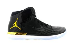 Jordan  XXX1  Brand Classic East Black/Dark Grey-White-Metallic Gold (AA2564-070)