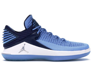 Jordan  XXXII Low UNC Win Like 82 University Blue/Metallic Silver-Black-White (AA1256-401)