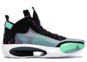 Jordan  XXXIV Blue Void Blue Void/Green Glow-Black-Metallic Silver (AR3240-400/BQ3381-400)