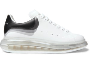 Alexander McQueen  Oversized Black Clear Sole White (604233WHX999061)