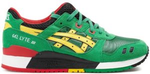 ASICS  Gel-Lyte III Rasta Pack Green Green/Yellow (H514N 8404)