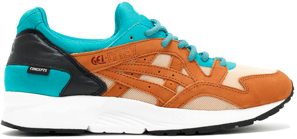 ASICS Gel-Lyte V Concepts “Mix & Match Teal” Chestnut/Purple (H54BK-4486)