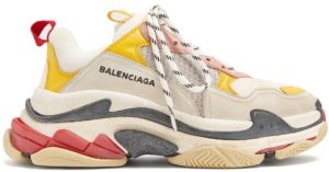 Balenciaga  Triple S Cream Yellow Red (W) Cream/Yellow-Red (524038W09O59035)