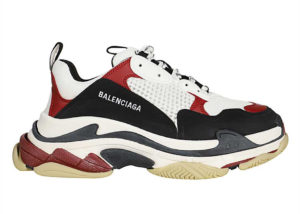 Balenciaga Triple S White Black Crimson White/Black/Crimson (536737 W09OM 1073)