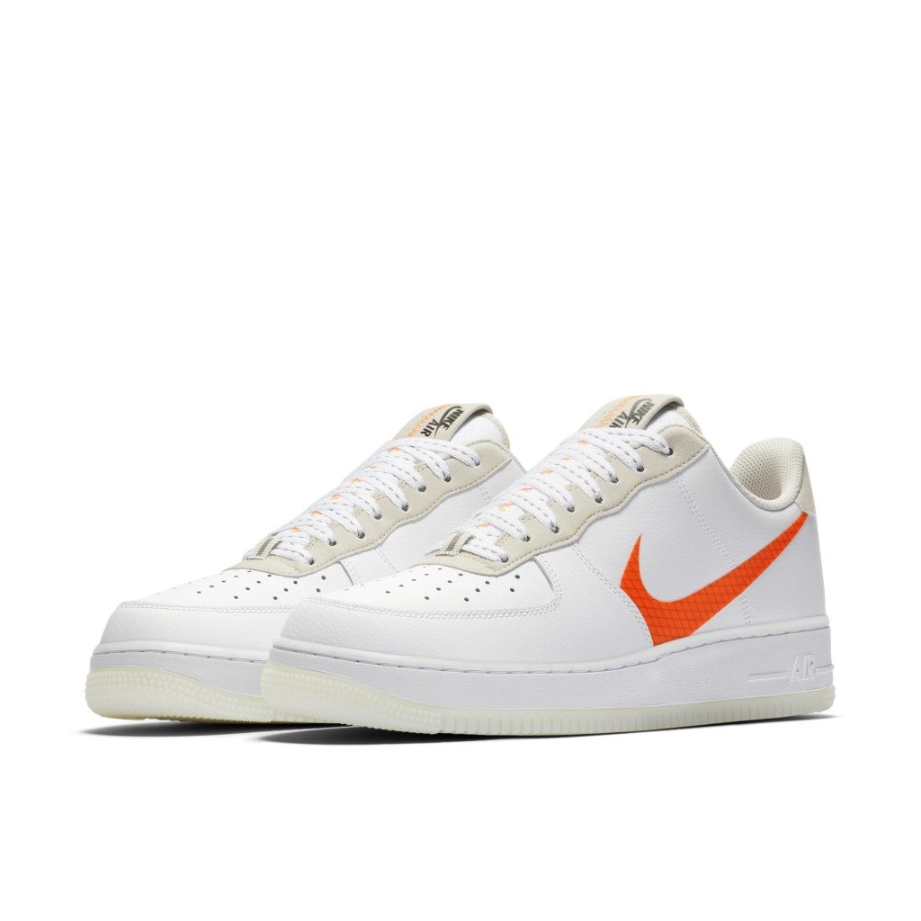 air force 1 with orange swoosh