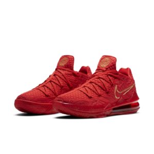Nike  LeBron 17 Low Titan University Red/Metallic Gold (CD5008-600)