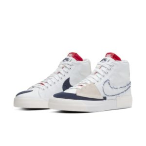 Nike  SB Blazer Mid Edge Hack Pack White White/University Red-Summit White-Midnight Navy (CI3833-100)