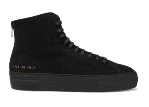 Common Projects Tournament Suede High Black (W) Black (4121 XX 7547)