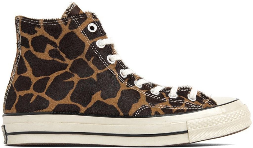 Converse Chuck Taylor All-Star 70s Hi Pony Hair Cheetah Brown/Tan-Egret (164590C)