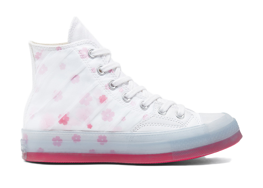 Converse Chuck Taylor All-Star 70s Hi Sakura White Cherry Blossom WHITE/SPRING PINK/CERISE PINK (166753C)