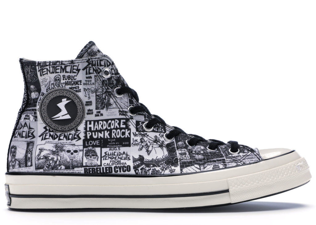 Converse Chuck Taylor All-Star 70s Hi Suicidal Tendencies Black/White (162880C)