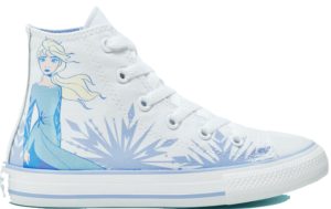 Converse  Chuck Taylor All-Star Hi Frozen 2 Elsa (PS) White/Blue Heron-White (667354F)