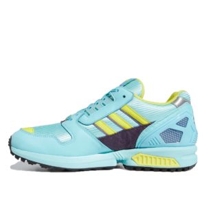 adidas ZX 8000 Golf Aqua Clear Aqua/Shock Yellow/Light Aqua (FX0761)
