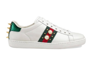Gucci  Ace Studded Pearl (W) White (_431887 A38G0 9064)