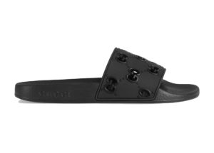 Gucci Slide Black Rubber (W) Black (573922 JDR00 1000)