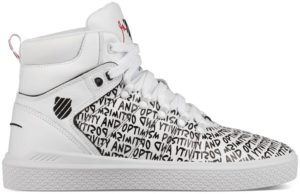 K-Swiss Gary Vee 004 Mid Positivity and Optimism White/Black-Red (06344-104-M)