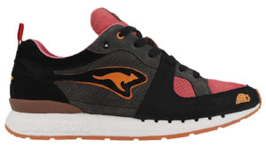 KangaROOS Coil-R1 Sneakerbaas Dark Mill Black/Pink (4710D-5046)