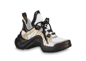 Louis Vuitton LVXLOL Arclight Trainer Gold (W) Gold/Brown/White (1A7ROA)