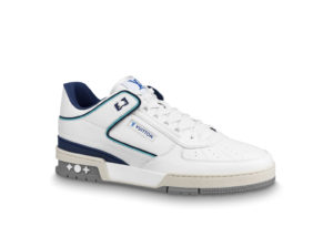 Louis Vuitton  Trainer Sneaker White Blue White (1A67KZ)