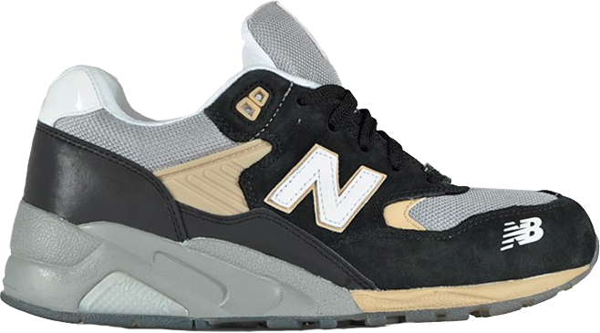 New Balance 580 Burn Rubber White Collar Black/Grey-White (MT580WC)