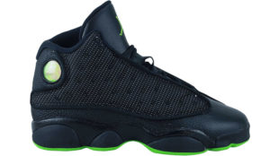 Jordan Air 13 Altitude (GS) Black/Altitude Green (414574-003)