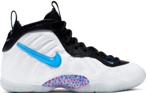 Nike  Air Foamposite Pro 3D(GS) White/Blue Hero-Red Orbit-Indigo Force (644792-102)