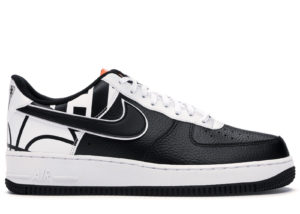 Nike Air Force 1 07 LV8 Black Black-White Black/Black-White (823511-011)