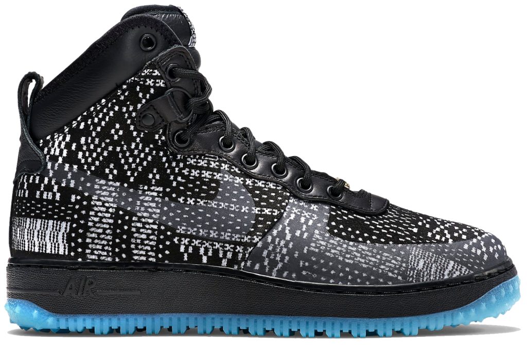 Nike Air Force 1 Duckboot BHM (2018) Black/White-Metallic Gold (739390-001)