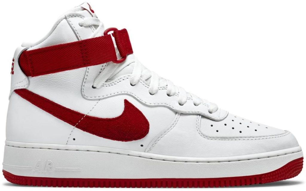 Nike Air Force 1 High Nai Ke Summit White (2015) Summit White/University Red (743546-100)