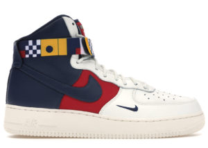 Nike Air Force 1 High Nautical Redux Sail/Midnight Navy-Gym Red-Midnight Navy-University Gold (AR5395-100)