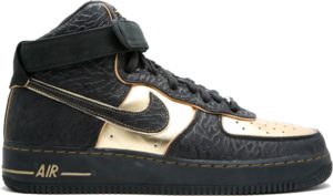 Nike Air Force 1 High Nitro Microphone Black/Black-Metallic Gold (345189-002)