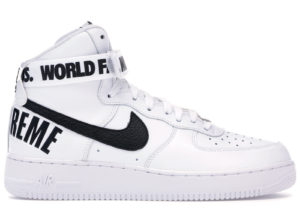 Nike Air Force 1 High Supreme World Famous White White/Black (698696-100)