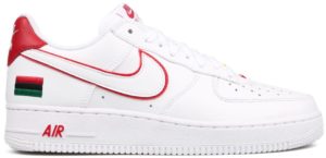 Nike Air Force 1 Low BHM (2015) White/University Red/White (739389-100)