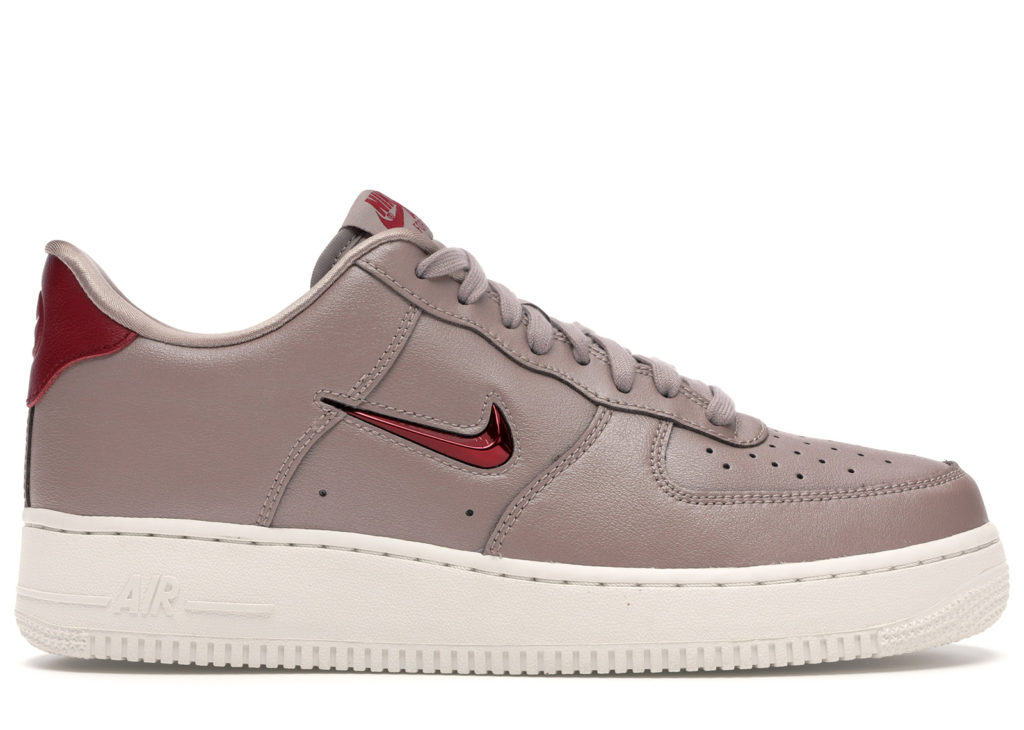 Nike Air Force 1 Low Jewel Taupe Red Crush Diffused Tape/Red Crush-Summit White (AJ9507-200)