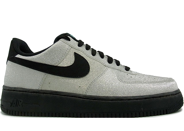 Nike Air Force 1 Low LV8 Diamond Quest Metallic Silver/Black/Aqua (718152-005)